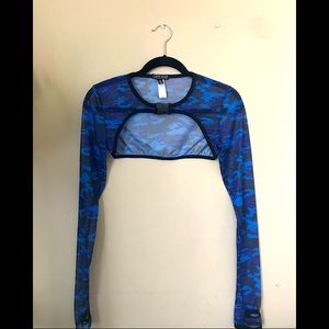 TRENDY CAMO CROP TOP